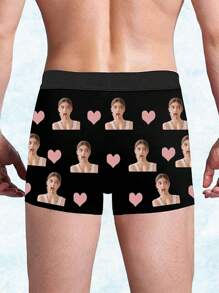1-Piece Customized Picture Underwear, Customized Underwear With Photos, Photo Customization, Pattern Customization, Personalized Gifts For Boyfriends, Husbands And Fathers.,Dawg,Colorful,Cute,Adorable,Contracted,Funny,Custom,Unique,Customized,Personalized,Ideal Gifts For Him,Boyfriend,Girlfriend,Family,Friends,Grandparents,Children,Her