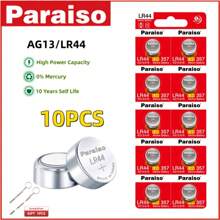 High Capatity 10-50PCS AG13 LR44 Battery 357 303 SR44 L1154F A76 Button Coin Cell Batteries For Watches Blood Glucose Meter Toys Music Books With 1 Pc Screwdriver Gift - AG13 LR44 - View 6