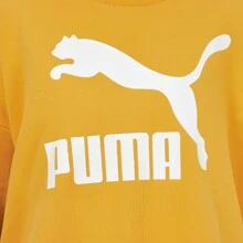 Puma Conjunto de ropa deportiva de punto impresa, transpirable y holgada, de moda, cómoda para exteriores, fitness, correr, casual, sudadera de pareja