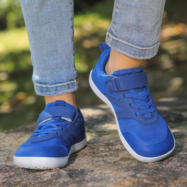 1 Pair Children's Wide Toe Sports Shoes, Casual Barefoot Shoes For Boys Students Everyday Wear