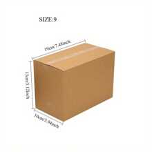 10PCS Super ! Multifunctional Heavy-Duty Carton - Suitable For Moving, Warehousing And Transporting Cartons, Express Boxes, Sorting, Storageen - Green - View 9