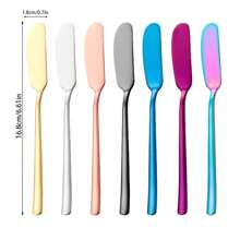 1pc Stainless Steel Butter Divider, Multifunctional Cutter Spatula, Cheese Slicer, Bread Jam Butter Knife, Cream Piping Knife, Suitable For Bread, Jam, Cheese, Cake, Butter, Home Kitchen Utensils