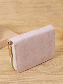 Love Pattern Versatile Coin Wallet Multi-Card Card Organizer For Storage Cards Lightweight Minimalist Fashion Modern For Anniversary For Christmas On Valentine's Day For Birthday Gift For Couple For For Girls For Lady For Female Bag School Supplies For School Dorm Room & Back To School Card Holder Card Holder Wallet Business Card Holder Credit Card Holder Card Holder Women For Women Wallet Mini Wallet Purse Wallet Card Wallet - Pink - View 6