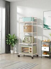 1 pieza Estantería de cocina de 3 a 7 niveles, nuevo organizador de almacenamiento de cocina de uso intensivo