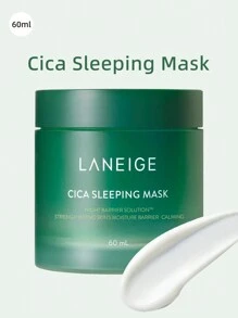 Laneige K-Beauty 60ml Cica 睡眠面膜，隔夜面膜，低过敏性，发酵森林酵母提取物，积雪草苷，舒缓压力肌肤，增强屏障功能，改善干燥、发红、强化肌肤，保湿，镇静