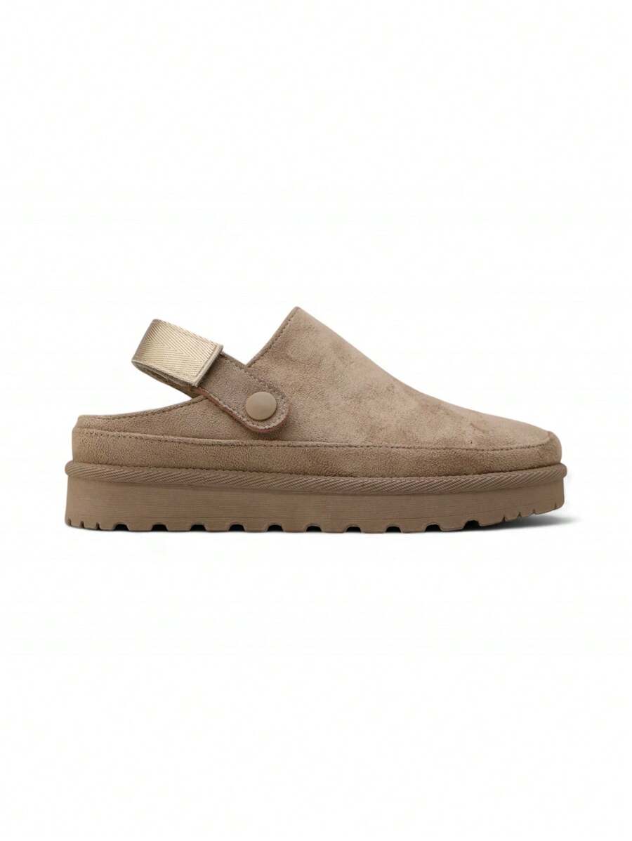 Women's Casual Slouchy Style Clog - Khaki - View 1