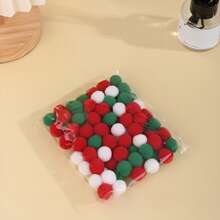 300 件 1.0 1.5 2.0 2.5 圣诞绒球迷你绒球，绒球蓬松绒球迷你工艺绒球用于圣诞节 DIY 派对装饰，多色绒球，各种尺寸和颜色绒球用于艺术和工艺制作装饰，用于艺术和工艺的绒球，工艺用品，用于感恩节万圣节圣诞节工艺品家庭办公室花环装饰 - 彩色 - 查看 27