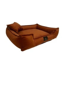 Pet Bed XG 95 Cm X 75 Cm Waterproof Bottom For Large Breeds Velvet Rectangular Dog Bed Size GG 85 Cm X 70 Cm Soft Cloud Pet Bed For Large Dogs Cats Rabbit Suede Washable Bed For Pets Dogs And Cats G 70 Cm X 60 Cm Luxury Pet Bed Suede Bed Comfort 60 X 50 Siliconized Filling And Reinforced Zipper Medium Dogs And Cats Rectangular Velvety Fabric Bed 50 X 40 For Small Dogs Washable Luxury - 銅色 - 查看 2