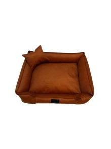 Pet Bed XG 95 Cm X 75 Cm Waterproof Bottom For Large Breeds Velvet Rectangular Dog Bed Size GG 85 Cm X 70 Cm Soft Cloud Pet Bed For Large Dogs Cats Rabbit Suede Washable Bed For Pets Dogs And Cats G 70 Cm X 60 Cm Luxury Pet Bed Suede Bed Comfort 60 X 50 Siliconized Filling And Reinforced Zipper Medium Dogs And Cats Rectangular Velvety Fabric Bed 50 X 40 For Small Dogs Washable Luxury - 銅色 - 查看 3