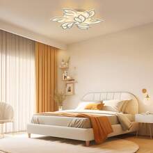 Froadp LED Ceiling Lights Leaf Shape Ceiling Light With Remote Control 2800K-6500K Dimmable Living Room Lamp Energy Saving Ceiling Lighting For Kitchen Bathroom Bedroom