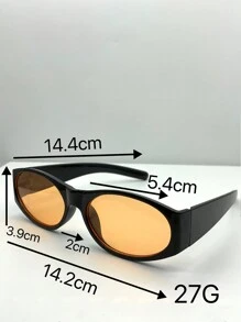 2pcs Oval Small Frame Fashion Glasses For Women, Casual & Resort For Summer Beach Vacation, Outdoor, Travel