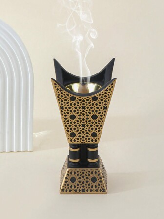 Classic Retro Pattern Arabian Incense Burner Suitable For Family Gatherings, Desktop Decorations, Home Furnishings Gifts Birthday Graduation