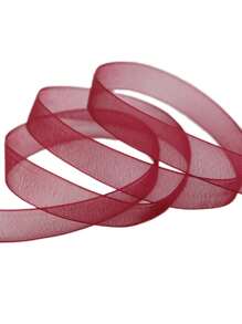 50M/Roll 1.2cm Wide Tulle Ribbon, Gift Packaging, Cake Baking, Flower Bouquet, Wedding Decor, Handmade Flowers, Headpieces, Brooches, Clothing Accessories