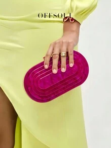 Sac de soirée acrylique texturé 3D tendance, nouveau sac à main sculpté pour les événements de mariage et de fête, sac boîte avec motif de marbre et ambre, avec bandoulière en chaîne pour femmes