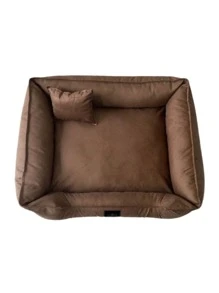 Pet Bed XG 95 Cm X 75 Cm Waterproof Bottom For Large Breeds Velvet Rectangular Dog Bed Size GG 85 Cm X 70 Cm Soft Cloud Pet Bed For Large Dogs Cats Rabbit Suede Washable Bed For Pets Dogs And Cats G 70 Cm X 60 Cm Luxury Pet Bed Suede Bed Comfort 60 X 50 Siliconized Filling And Reinforced Zipper Medium Dogs And Cats Rectangular Velvety Fabric Bed 50 X 40 For Small Dogs Washable Luxury - 鏽棕色 - 查看 3