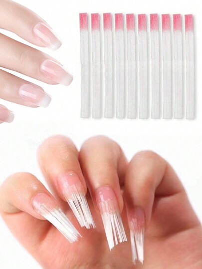 MAOMIA 500 piezas de pegamento profesional para uñas acrílicas y postizas - secado rápido, adhesión duradera, tubo de 2g/0,07oz, Navidad