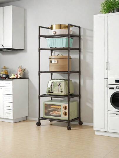 1pc 3-7 Tier Kitchen Rack, New Heavy Duty Kitchen Storage Organizer