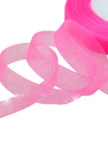 50M/Roll 1.2cm Wide Tulle Ribbon, Gift Packaging, Cake Baking, Flower Bouquet, Wedding Decor, Handmade Flowers, Headpieces, Brooches, Clothing Accessories