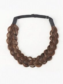 Handmade Hair Braids Synthetic Wig Twist Headband For Women And Girls Synthetic Braids Hair Extensions Elastic Headband With Adjustable Belt Braided Headband Hairpiece Hair Accessories - Multicolor - View 13