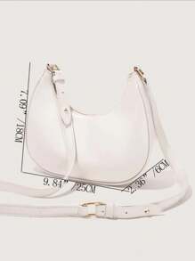 Vrouwen Mini Underarm Baguette Tas, Niche Design Trendy Veelzijdige Handtas