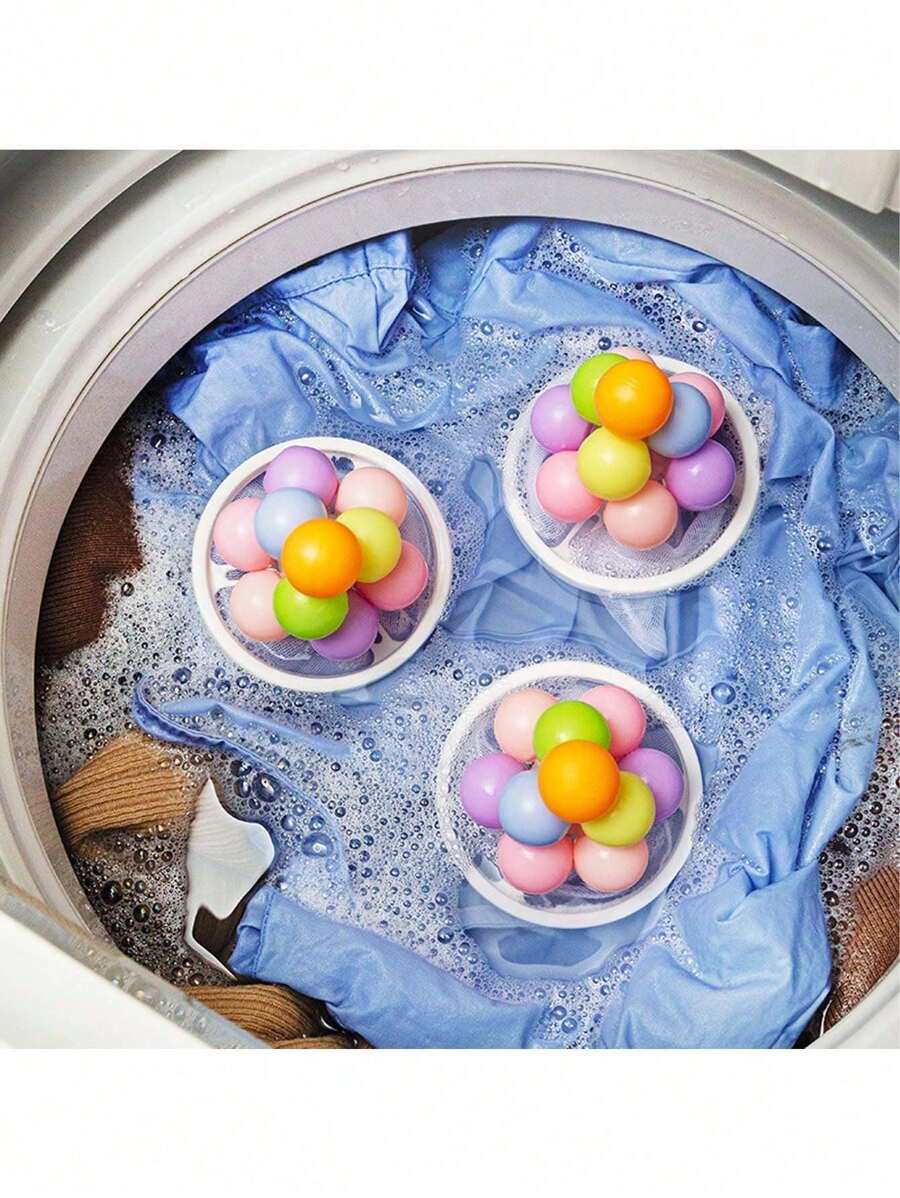 3pcs Reusable Washing Machine Lint Remover Pet Hair And Fiber Catcher 3pcs Reusable Washing Machine Lint Remover Pet Hair And Fiber Catcher