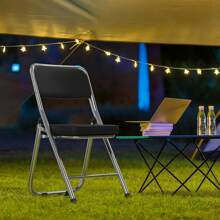 Silla plegable de 4 piezas, silla para visitas, silla plegable acolchada, silla plegable para comedor, sillas plegables adecuadas para la cocina, interior y exterior