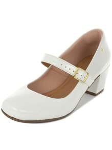 Macerata Women's Doll Shoe With Low Heel And Buckle Elegant Pump With Style And Comfort - trắng - Xem 5