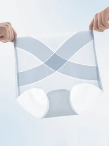 CXYIN 5 piezas de bragas sin costuras de seda fría, ropa interior suave y sedosa, ultra delgada con efecto moldeador y levantador de glúteos para damas