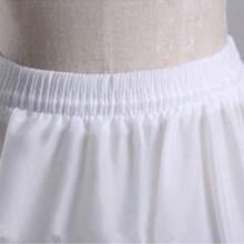 Zug Reifrock neu 2 Ringe Weiß Hochzeitskleid Unterrock Petticoat Halloween