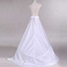 Zug Reifrock neu 2 Ringe Weiß Hochzeitskleid Unterrock Petticoat Halloween