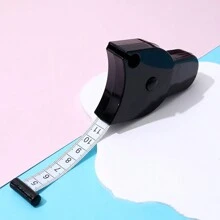 Automatic Retractable Body Measure Tape - 60 Inch Telescopic Self Measuring Tape For Body Measurement And Weight Loss, Lock Pin And Push-Button Sewing Tapes-YAWALL(White) - Unique Name Initials Meaning Style - Black-white Marble - View 5