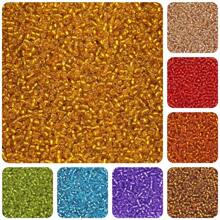 2mm 72g 6000 Pcs Multicolor Glass Seed Millet Beads For DIY Jewelry Making Bracelets Pendants Necklaces Earrings Accessories - Silver Rice Beads In a Jar - View 16