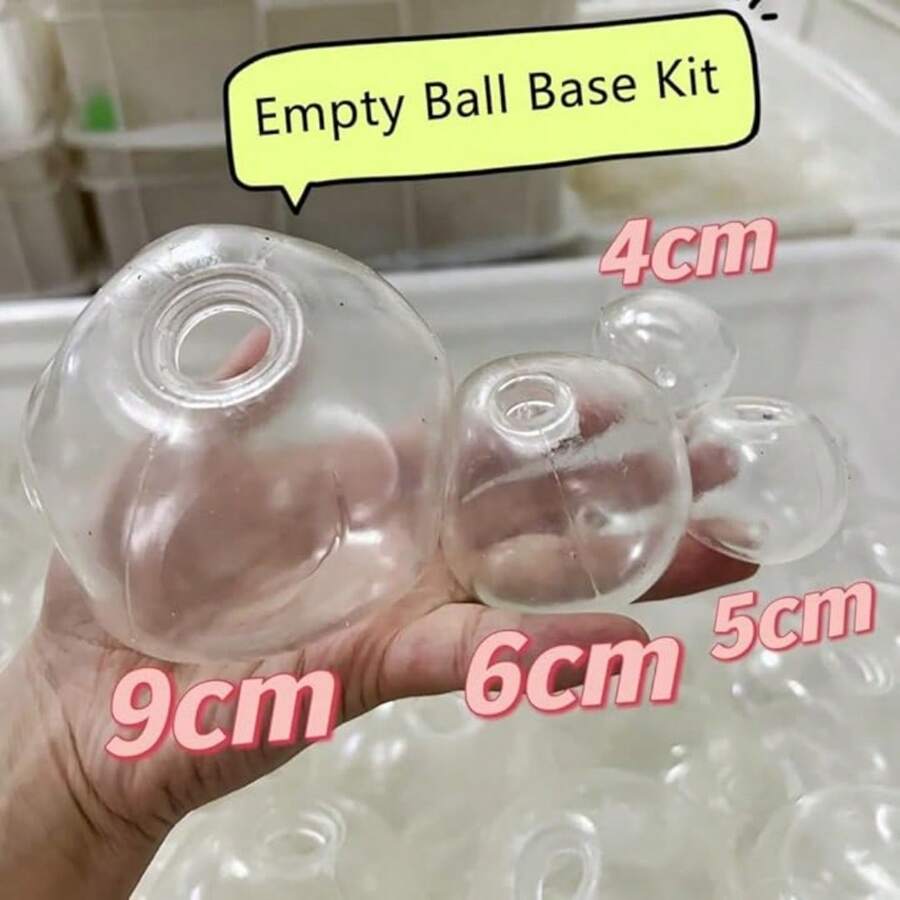 2/4/5 件空球底座套件，适用于手工制作的 DIY 真空减压球、彩色珠子可塑性挤压玩具、感官珍珠葡萄减压球、用于缓解压力的嘈杂挤压玩具