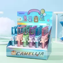 Kit 4/8/12 Pieces Retractable School Eraser Sweep Bear And Unicorn And Duck - 4 Bear Erasers - View 1