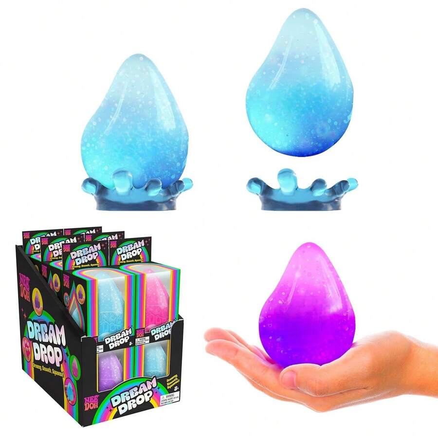 Đồ chơi cảm giác Needoh Water Drop Malt Squeezy Stress Relief Toy, Đồ chơi cảm giác mơ mộng - Nhiều màu - Xem 1