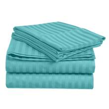 Hotel Collection 1800 Super Soft & Wrinkle Free Luxurious Stripe 6-Piece Sheet Set With Extra Pillowcases - 阿誇 - 查看 2