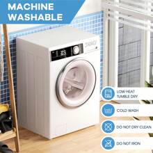 JustLet Mattress Pad Quilted Fitted Mattress Protector Cooling Pillow Top Mattress Cover Breathable Fluffy Soft Mattress