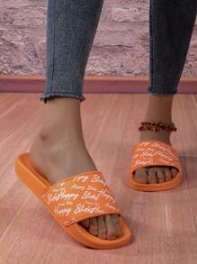 Nuevas y de moda sandalias blancas para exteriores, tallas grandes, con absorción de impactos para mujeres, sandalias domésticas ligeras y antideslizantes