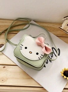Sanrio 1pc Sanrio Hello Kitty Bestselling Multi-Function Handbag, Shoulder Bag, Cute Cartoon Crossbody Bag, Mini Backpack, Storage Pouch, Birthday Gift