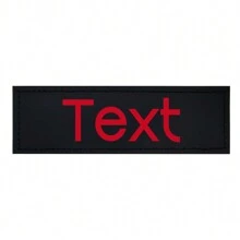 2pcs/Set Dog Chest Harness Name Tag, Leather Patch Stickers In Various Colors & Icons, Personalized Name & Phone Number, Dog Leash & Collar Accessories