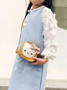 Sanrio 1pc Sanrio Hello Kitty Bestselling Multi-Function Handbag, Shoulder Bag, Cute Cartoon Crossbody Bag, Mini Backpack, Storage Pouch, Birthday Gift