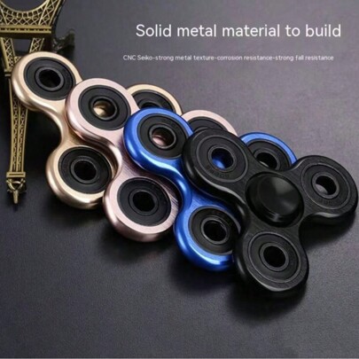Finger-Spinner-Spielzeug, Dreiring-Fidget-Spielzeug, Stressabbau-Spielzeug, Büro-Schreibtisch-Spielzeug, Geburtstagsgeschenk, Urlaubsgeschenk, perfektes Geschenk