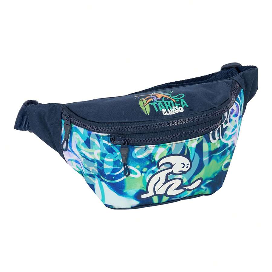 El Niño「Kook」腰包有趣又實用的設計 | El Niño “Kook” 腰包，帶有多個隔層，帶拉鍊和可調節腰帶，非常適合旅行、運動等⚫ 免費送貨 ✅ 24/48 小時送貨到西班牙（半島） - 彩色 - 查看 1