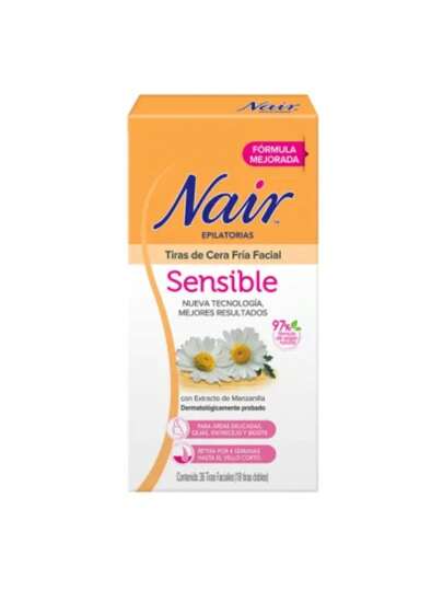  NAIR CON 18 TIRAS FACIALES