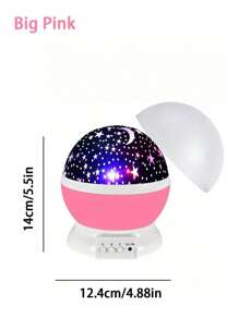 Star Moon Projector, 360° Rotatable LED Projection Light, Suitable For Room Decoration, Birthday Gifts For Boys And Girls