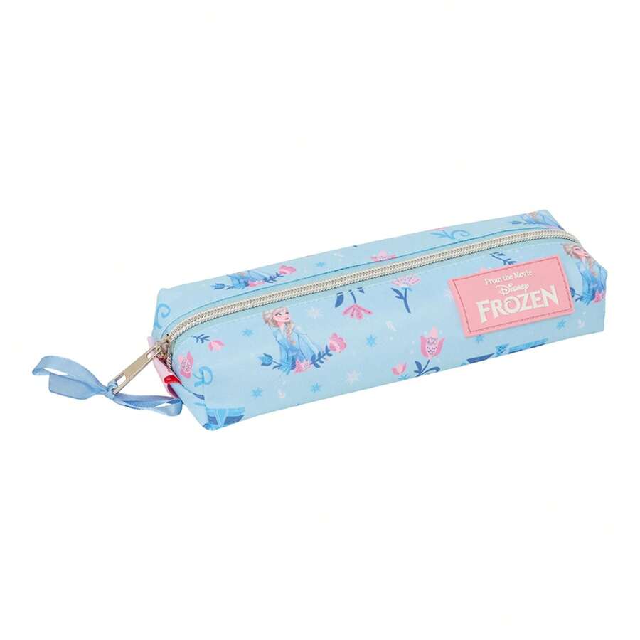 Safta Rectangular Pencil Case With Elastic Band 22Cm Frozen "Ice Magic" Compact And Lightweight | Rectangular Pencil Case With Elastic Band 22Cm Frozen "Ice Magic" Zipper Closure, Perfect For School Or Office⚫ FREE Shipping ✅ Delivery 24/48h To Spain (Peninsula)