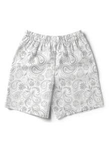 Men's 3D Summer Bone Palm Love Printed Beach Shorts,Hawaiian - Multicolor - View 4