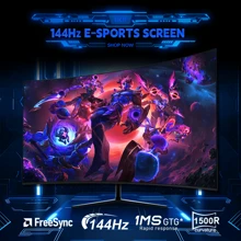 27 Inch Computer Monitor, 1500R Curved Gaming Monitor, 3-Sided Ultra-Thin Office Display With Type-CSpeakers, 240Hz Gaming Monitor 4K UHD For Gaming And Video Enjoyment - 查看 3