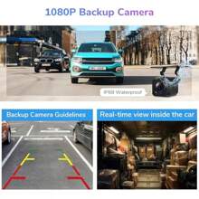 2024 Newest Portable Car Stereo 9.33 IPS Touchscreen CarPlay Android Auto MirrorLink Car Stereo 4K Dashcam 1080p Backup Camera Split-Screen DVR Bluetooth AUX Out Type-C Power 7V-32V - 如圖所示 - 查看 5