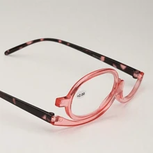 1 Pair Of Enlarged Presbyopia Glasses, Rotating Makeup Glasses, Folding Glasses, Cosmetic Universal Glasses,Makeup,Cheap,Room Decor,Vanity,Travel,Bedroom,Makeup Accessories